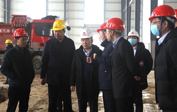 孟慶林董事長一行赴潛江市洽談交流并調(diào)研中材潛江